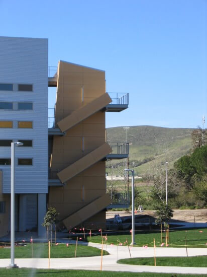 Stair at East end of Engineering IV