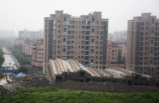 Shaghai Building Collapses, June 28th, 2009